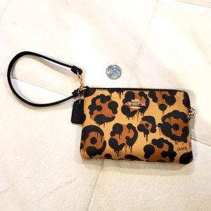 COACH Wild Beast Wristlet Pouch